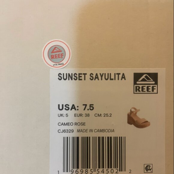 Reef Sunset Sayulita in Cameo Rose - Platform Sandal - Wedge Sandal - Pink - Picture 7 of 8